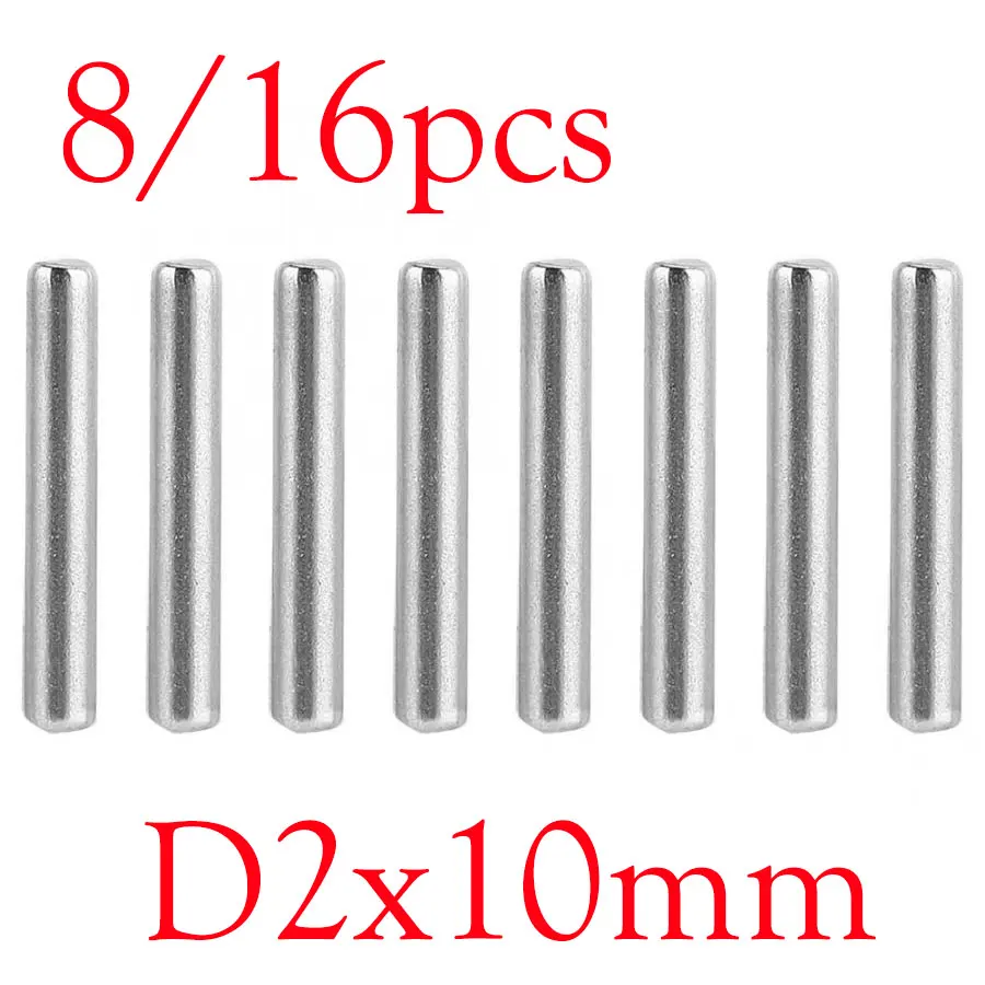 

8pcs / 16pcs Steel 2x10 mm Axle cross Pins 8P For TRAXXAS Fit AXIAL HPI HBX RC Model Car HSP 08027 1:10 Tamiya