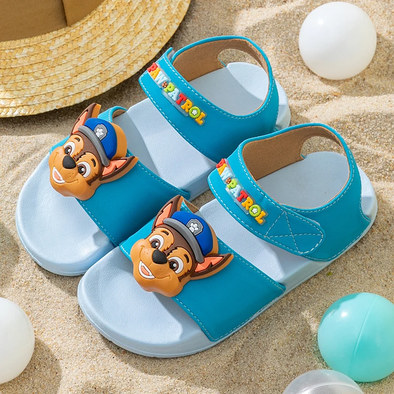 PAW Patrol sandali per bambini genuini, nuove scarpe da spiaggia antiscivolo estive, sandali leggeri con suola morbida per ragazzi e ragazze