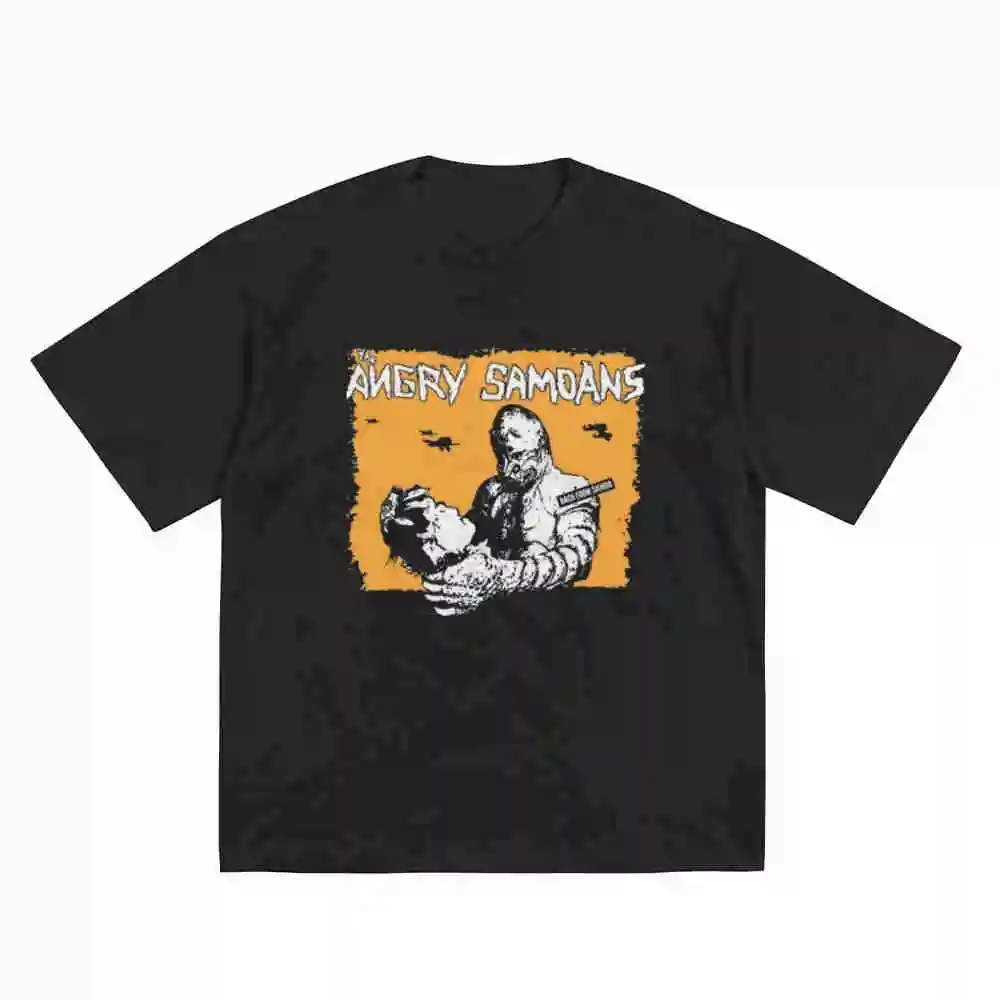 The Angry Samoans Back From Samoa Short Sleeve Tee 100% Cotton T-Shirt