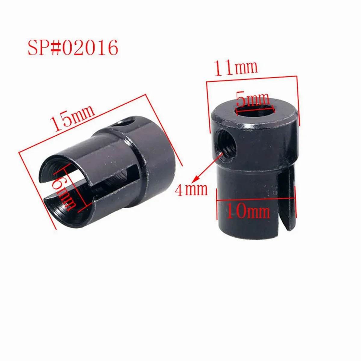 2PCS Metal Universal Joint Cup B for 1/10 HSP 94101 94102 94103 94107 94111 94123 RC Buggy Drift Car Truck Upgrade Parts