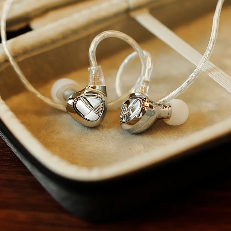SHANLING SONO S 2DD + 1BA Hybrid Hifi Music Monitor داخل الأذن سماعة IEM كابل سلكي سماعة رأس عالية الدقة مع كابل 0.78 2 Pin