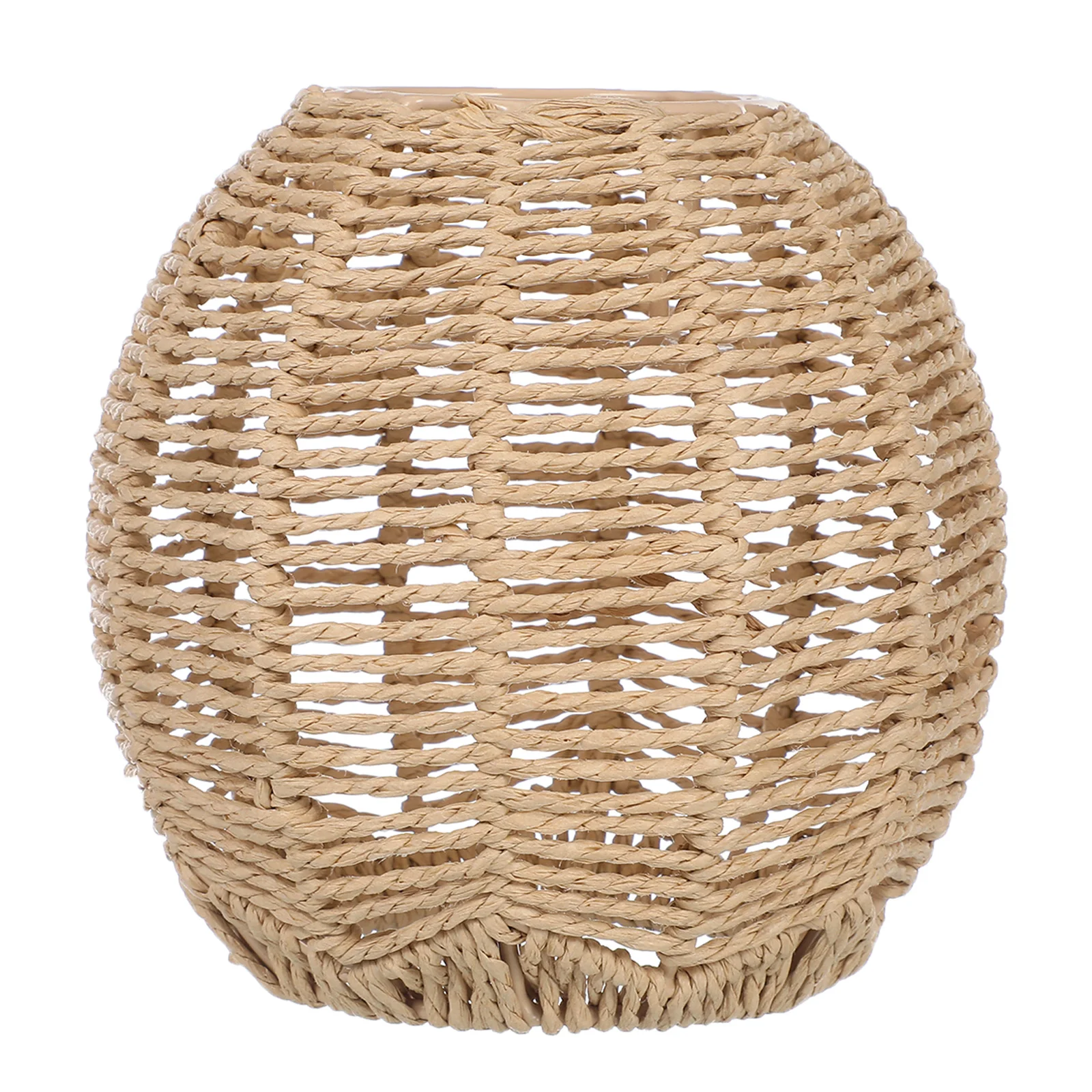

Handmade Imitated Woven Lamp Shade Modern Style Chandelier Cover Decorative Lampshade for Bedroom Living Room Warm Lighting