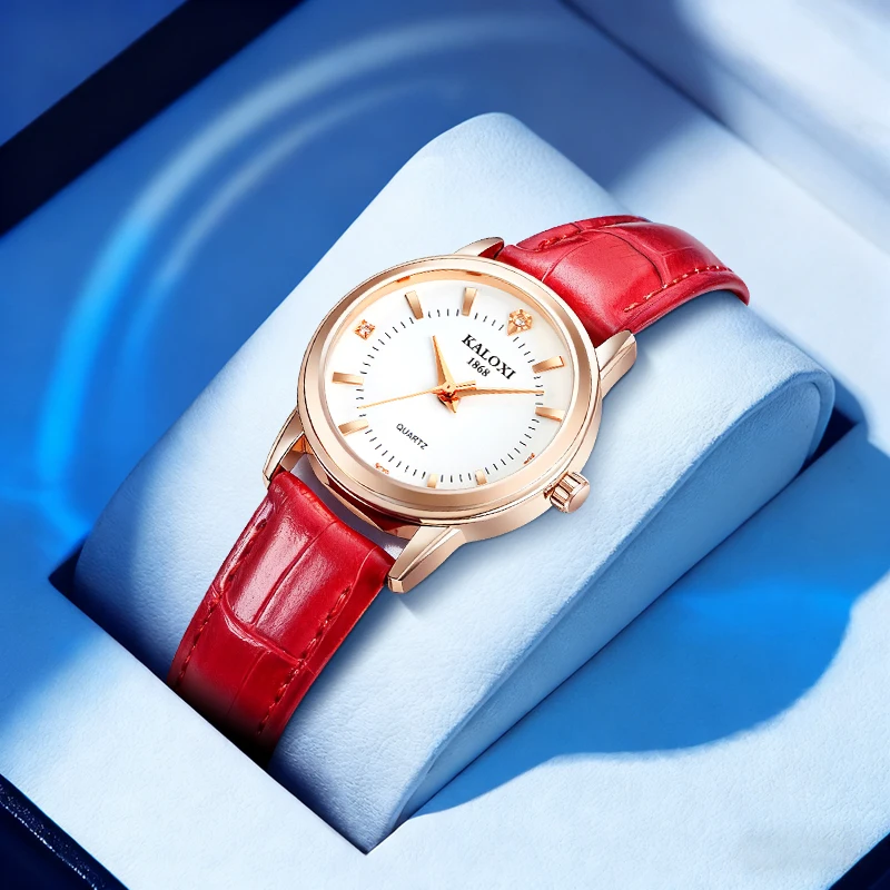 Marca das mulheres relógio de pulso luxo simples relógio de pulso de quartzo para mulheres cinto de couro moda negócios das mulheres relógio relojes de mujer