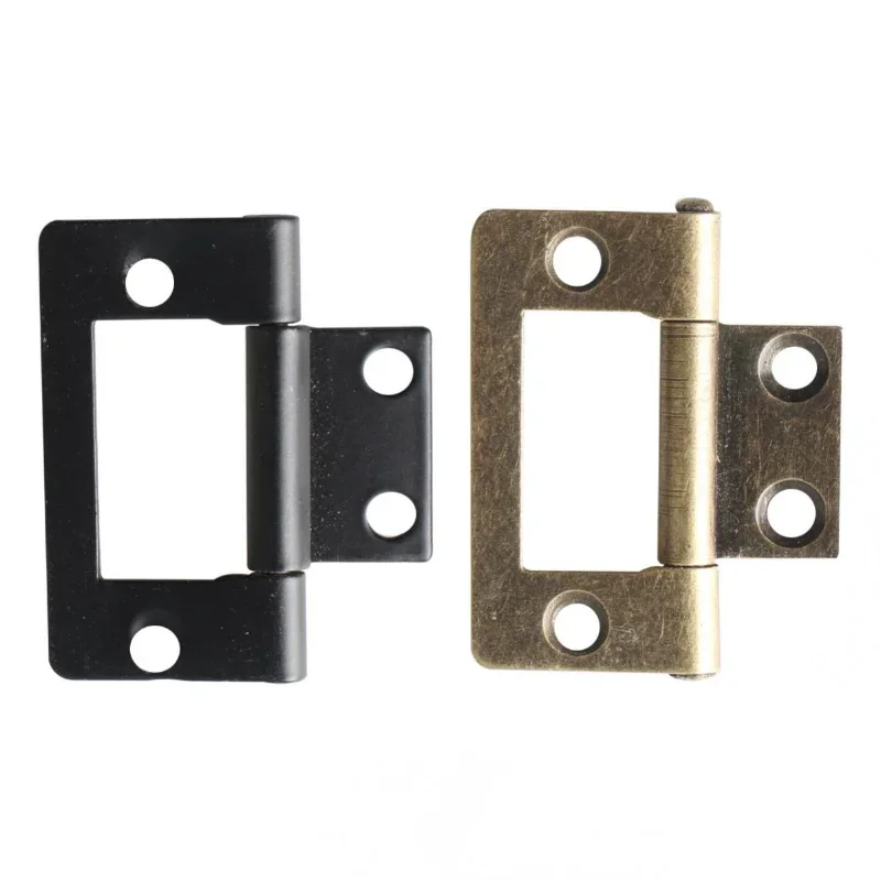 4 قطعة 21X38mm خمر المعادن بعقب المفصلي أربعة حفرة صندوق مجوهرات خشبي المفصلي تركيبات دمية الخشب الباب بعقب المفصلي الأجهزة مسمار