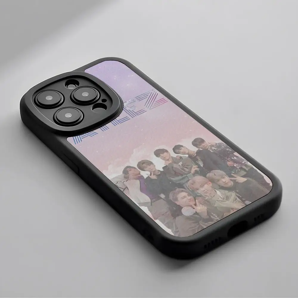 ATEEZ Kpop Phone Case For Iphone 15 Pro Max 14 Plus 11 13 Pro 12 X Xr Xs 7 8 Puls Se Lambskin Silicone Soft Cover