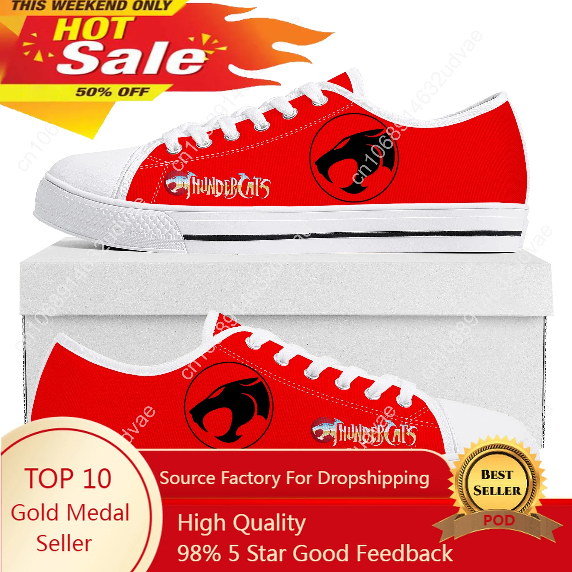 

Thundercats Cartoon Low Top Sneakers High Quality Mens Womens Teenager Canvas Sneaker Couple Casual Shoes Custom White Shoe