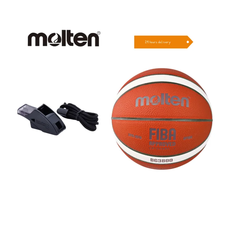 

Molten BG3800 7 basketball RA0080 Basketball whistle indoor outdoor adult youth children competition training basketball set