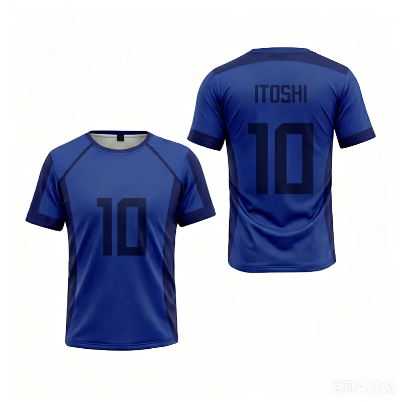 This Is A Dedicated Blue Custom T-Shirt Summer Fashion Breathable Comfortable Top Short Sleeve