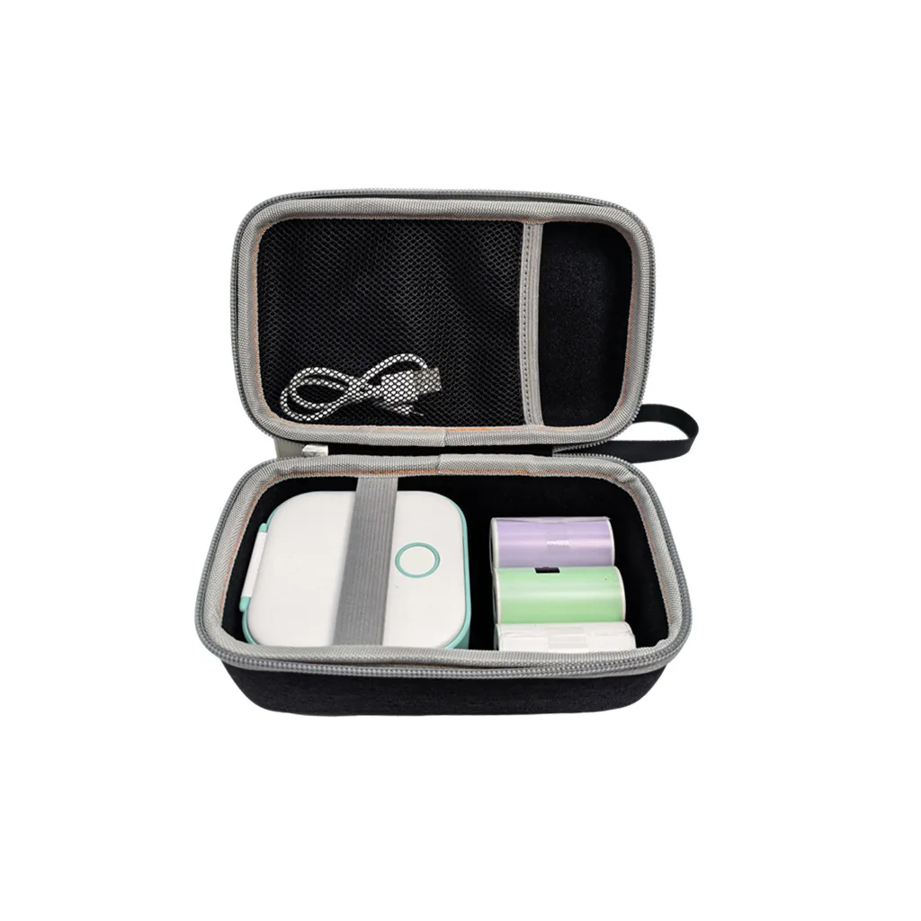 

Portable Hard Protective Case for Mini Pocket Printer, Shockproof Waterproof Storage Bag for Sticker Paper for Memoking Phomeno