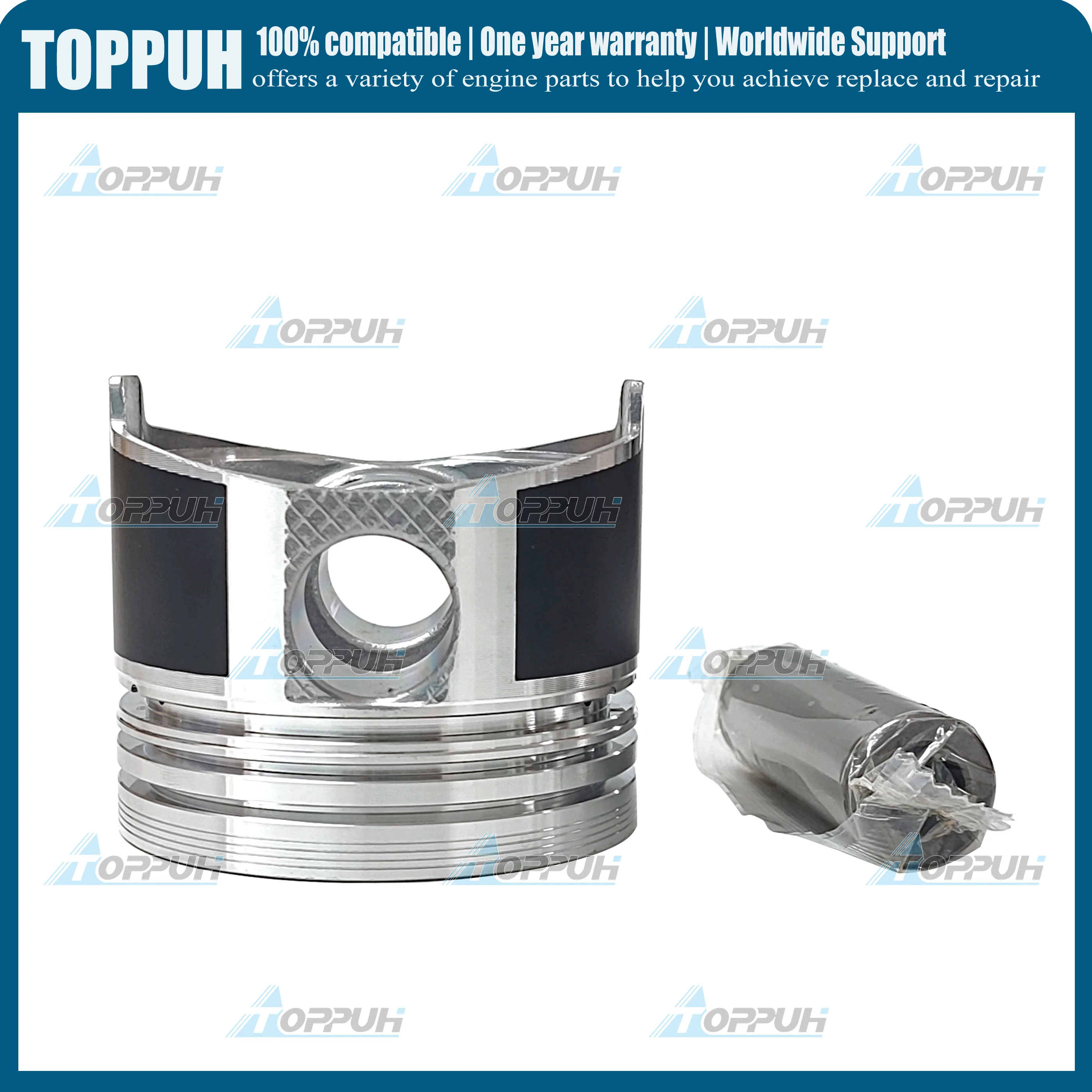 L3E Piston For Mitsubishi Engine STD Size (21mm Pin)