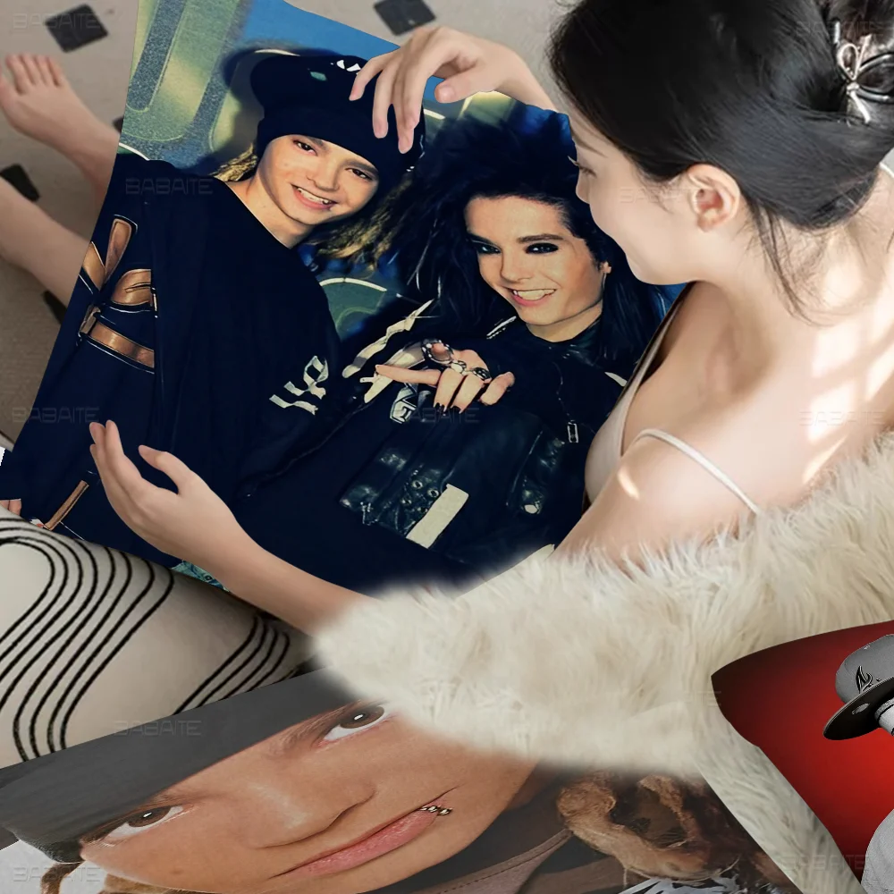 Bill Kaulitz Tom Tokio Hotel Pillow Gift Home Office Decoration Pillow Bedroom Sofa Car Cushion CoverPillow Case