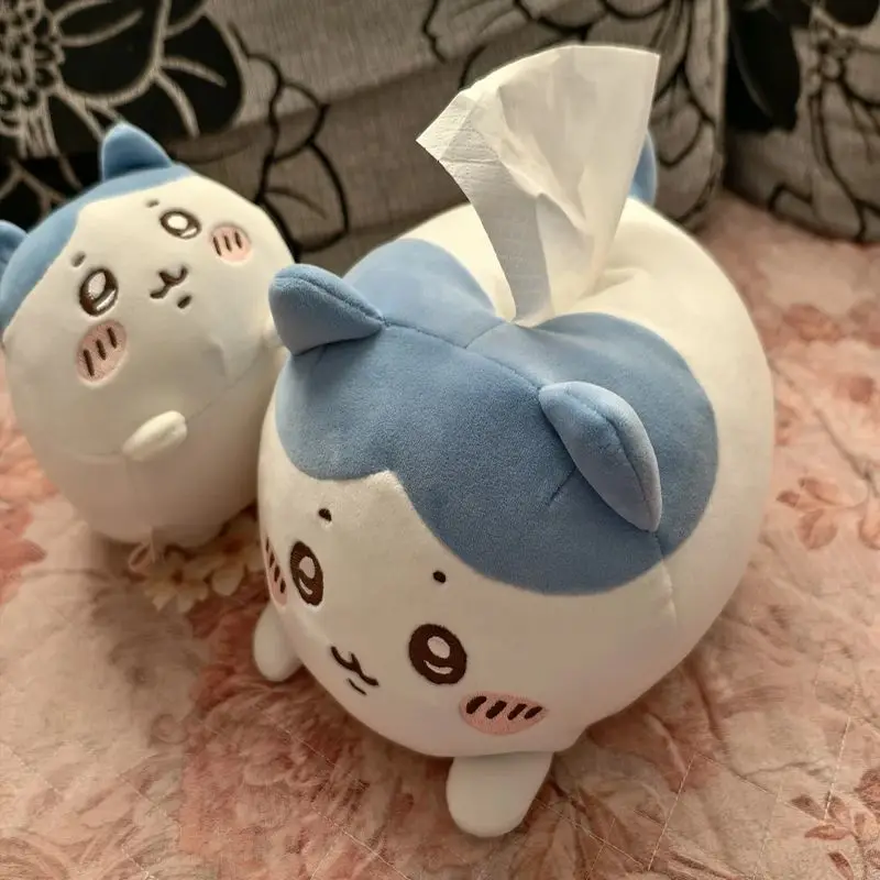 Chiikawa Usagi Tissue Box Doll Cute Cartoon Tissue Storage Holder Kawaii Home Desktop Organizer Birthday Gift for Girls Students - view 2
