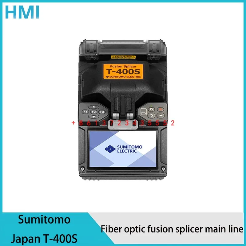 

Japan T-400S Fiber Optic Fusion Splicer 4.3 Inch Color LCD Screen Cutter with Cutting Knife Available Accessories Electrode Rod
