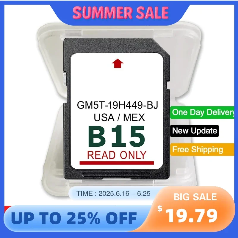 

Map USA MEX Version B15 for Ford Navigation GPS Sat Navi SD Card 32GB with Free Anti Fog Flim