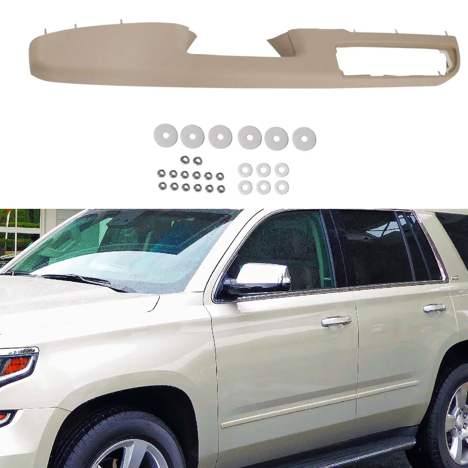 Front Driver Side Door Armrest Repair 80995 Premium Auto Accessories Easily Install Replace Repair Part for Chevrolet Tahoe