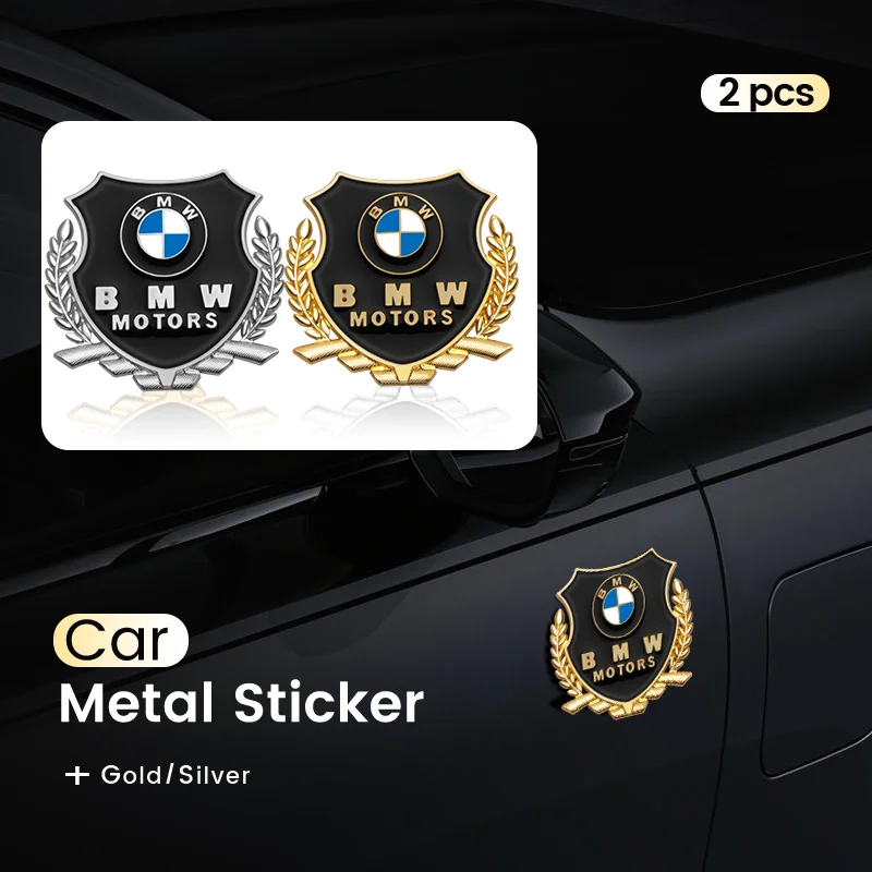 3D Metal Car Dekoration Stickers Badges Auto Styling For BMW M Power Performance F10 F31 E36 E39 E87 E90 X3 X5 E93 F10 F20 ﻿