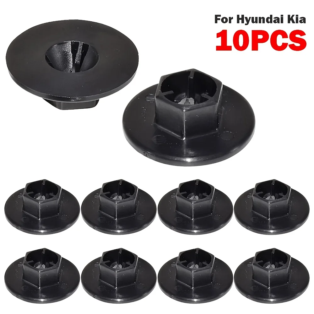 10Pcs Wheel Arch Splash Guard Nut Plug OE 8414526000 For Hyundai Elantra Tucson Santa Fe Kia Sedona Soul Optima Cadenza Fastener