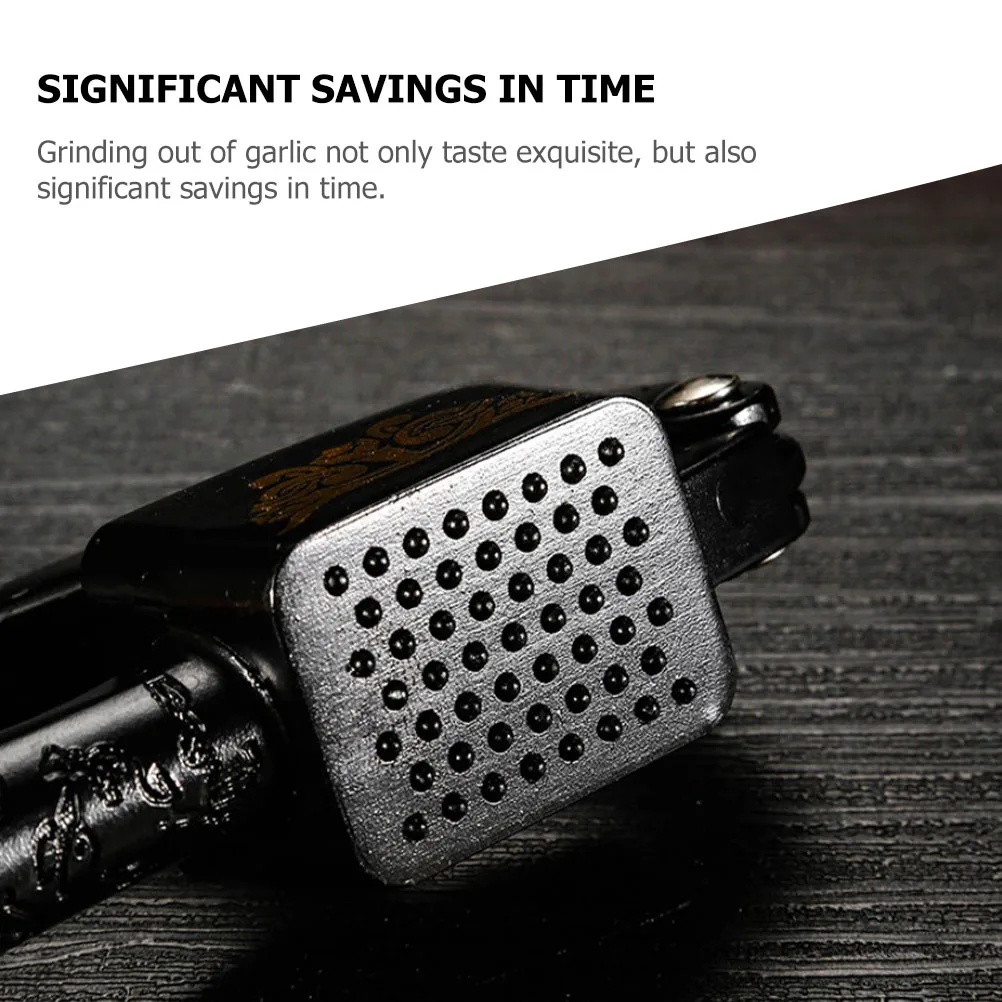 

Multipurpose Garlic Mincer Zinc Alloy Masher Easy One Hand Operation Suitable for Home Restaurant Use Garlic Presser