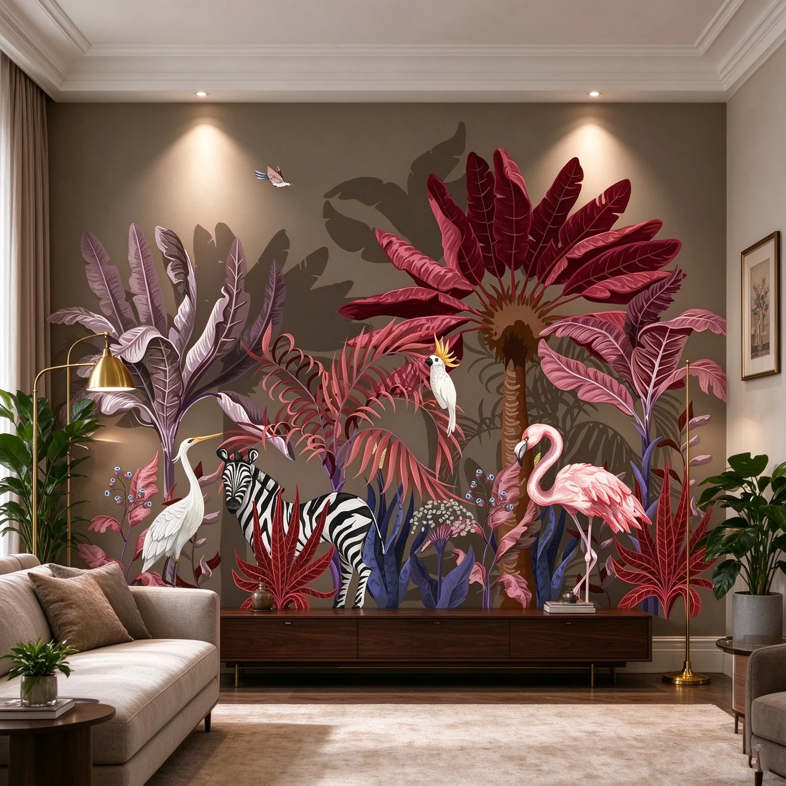 Custom Southeast Asian forest monkey animal wallpapers for living room TV background 3d wall sticker mural wallpaper home decor