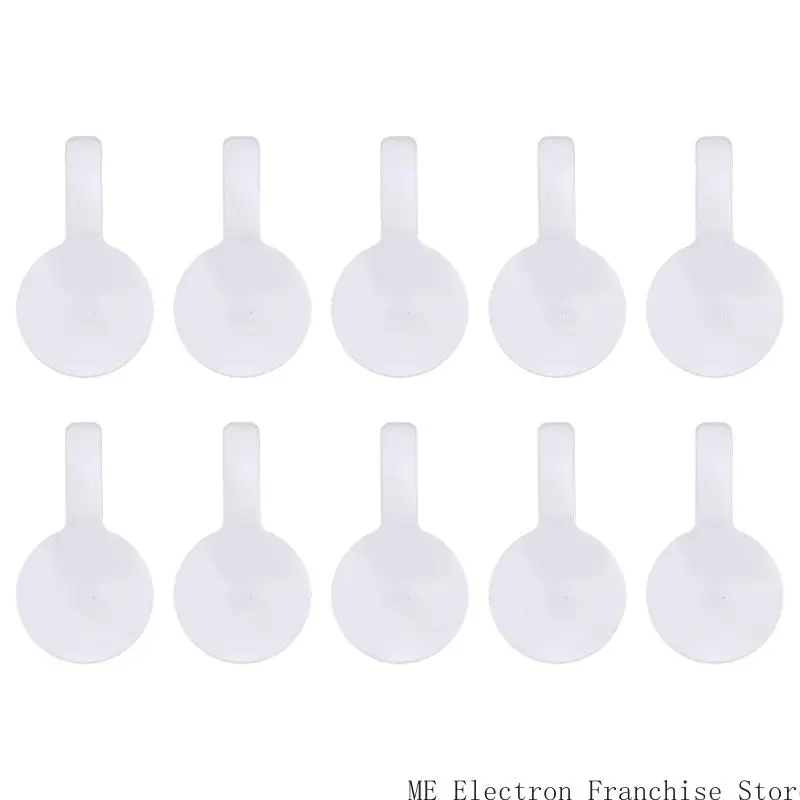 T5ea 작은 핸드 헬드 더블 사이드 화이트 보드 라운드 스퀘어 표지판 경매 패들