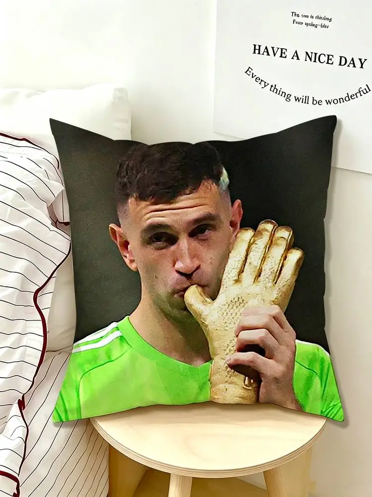 Goalkeeper E-Emiliano Martinez  Pillow Case Pattern Printed Pillowcase For Living Room Sofa Cushion Cover