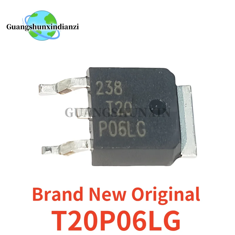10-20 Buah Baru Asli T20P06LG T20P06 P06LG NTD20P06LT4G TO-252 MOSFET 60V 20A Tersedia