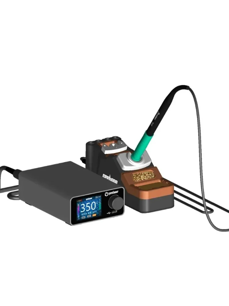 Zestaw stacji lutowniczej GEEBOON TC22 240W z podstawką do lutownicy SDC02 + uchwyt T245/T210 + końcówka lutownicza C245/C210 Nowy — 2