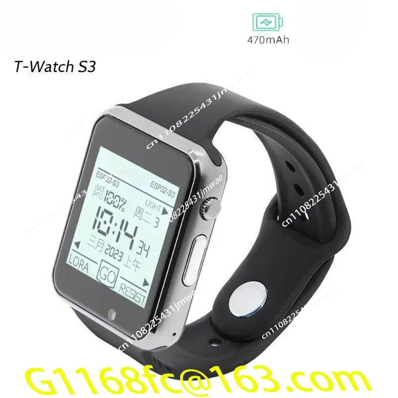 T-Watch S3 ESP32-S3 LoRa Smartwatch 470mAh Flash Memory 16MB Wearable DIY Programmable Education Development Board part