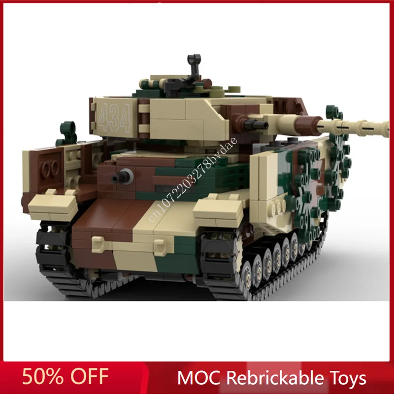 628PCS MOC Military Weapons Panzer IV Ausf H Tank Armored Vehicle Model Building Blocks Bricks DIY Assembly Toys Birthday Gifts