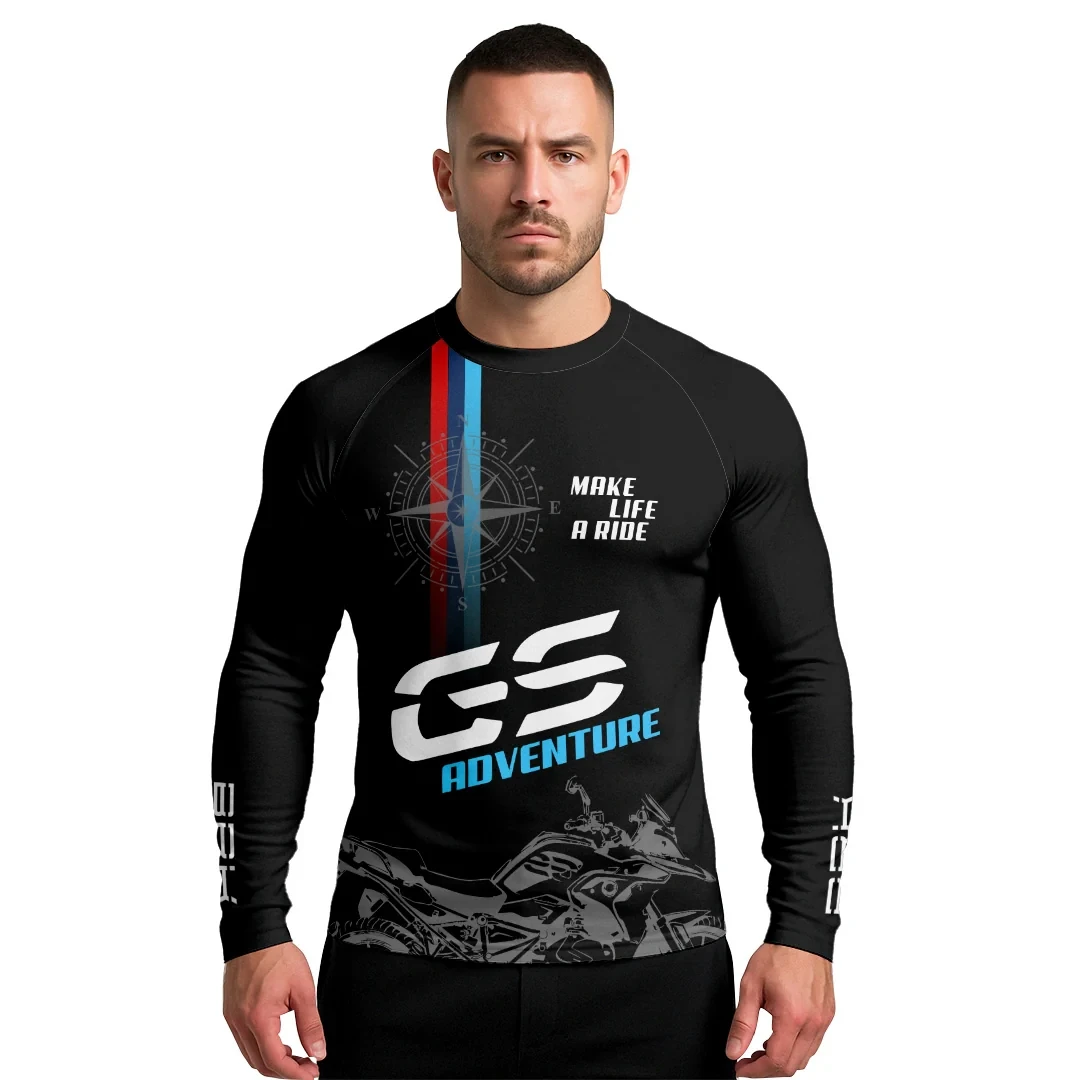 

BMW Quick-drying New Long-sleeved 2025 High-end Luxury BMW Brand Casual T-shirt Bimmer Professional Cycling Suit Top Moto