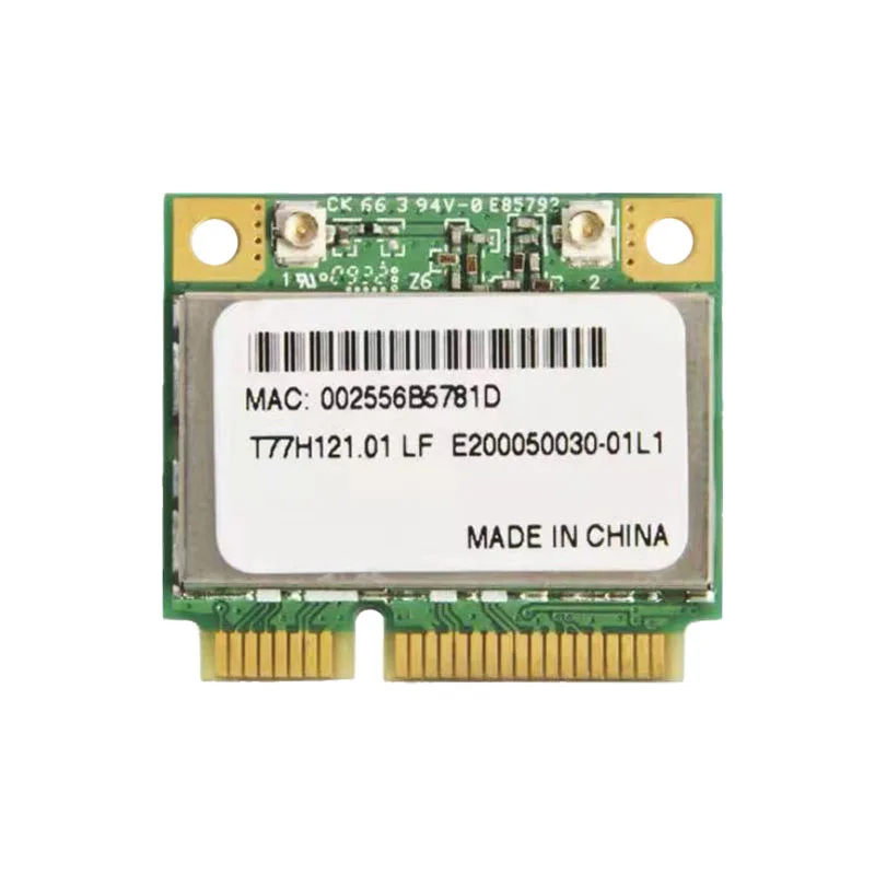 Carte réseau sans fil asus Wave Atheros pour ordinateur portable, AR9285, Half Mini PCI-E, WLAN AR5B95