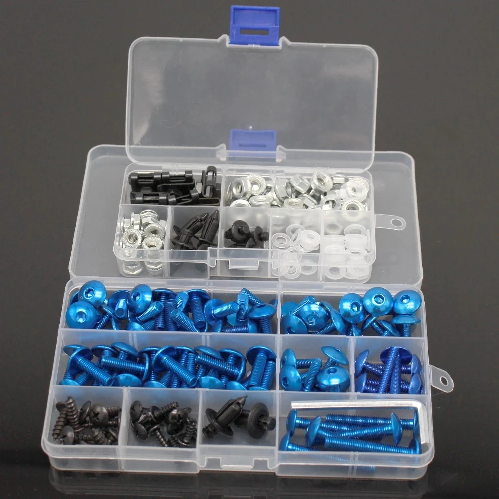 For Yamaha yz dz bws ybr 125 r125 tmax t max 530 500 560 dx nmax 155 160 Motorcycle Bodywork Screws Nut Fairing Bolts Kit