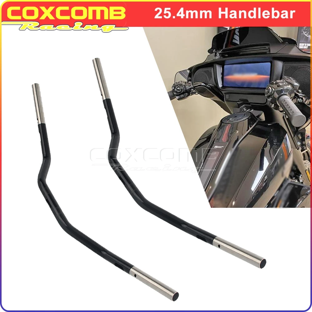 

For Harley Softail Low Rider S ST FXLRS FXLRST Street Bob FXBB Heritage Classic FLHC 2025 Motorcycle Handlebar 25.4mm Drag Bars