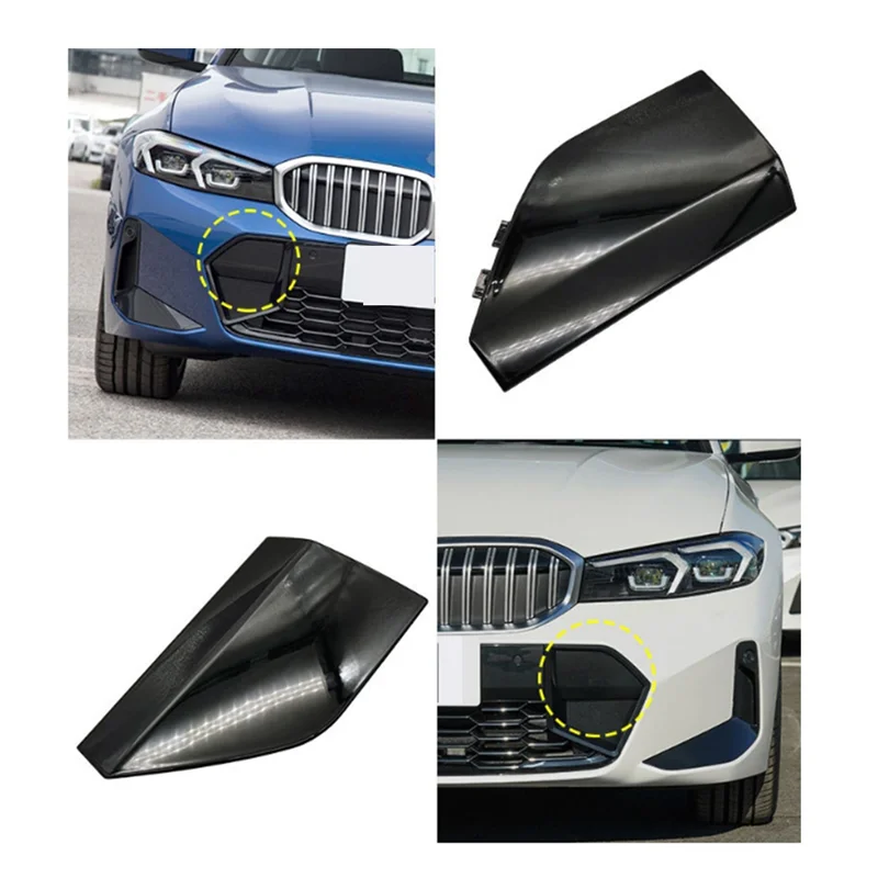 Authentic Car Front Bumper Towing Hook Cover Tow Hook Cap For BMW 3 Series G20 2023-2025 Right 51118085456 Replacement Accessori