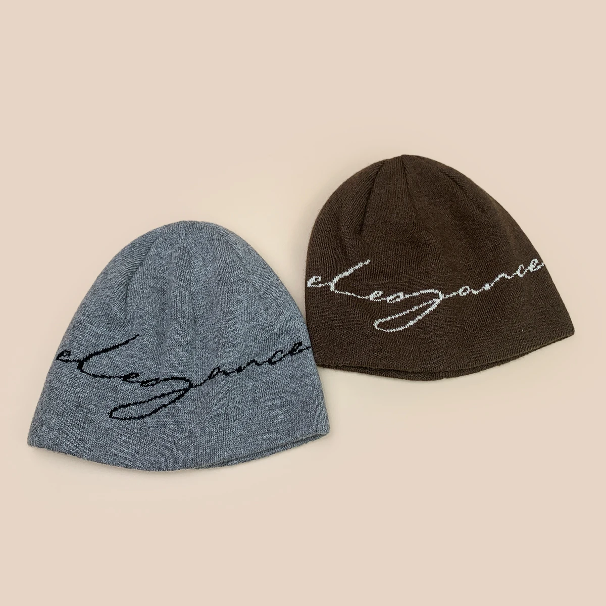 American Style Retro Jacquard Letters Knitted Hats New Men Women Warm Street Fashion Personal Versatile Simple Fisherman Caps 4