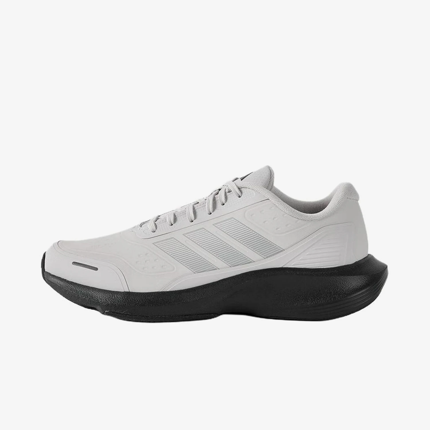 Adidas genuine new men's white and black minimalist fabric upper running shoes KI1183