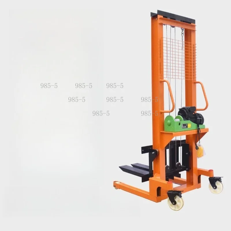 1 Ton 1000kg Hydraulic Hand Forklift Trolley Truck Manual & Electric Stackers With Weigh Pump