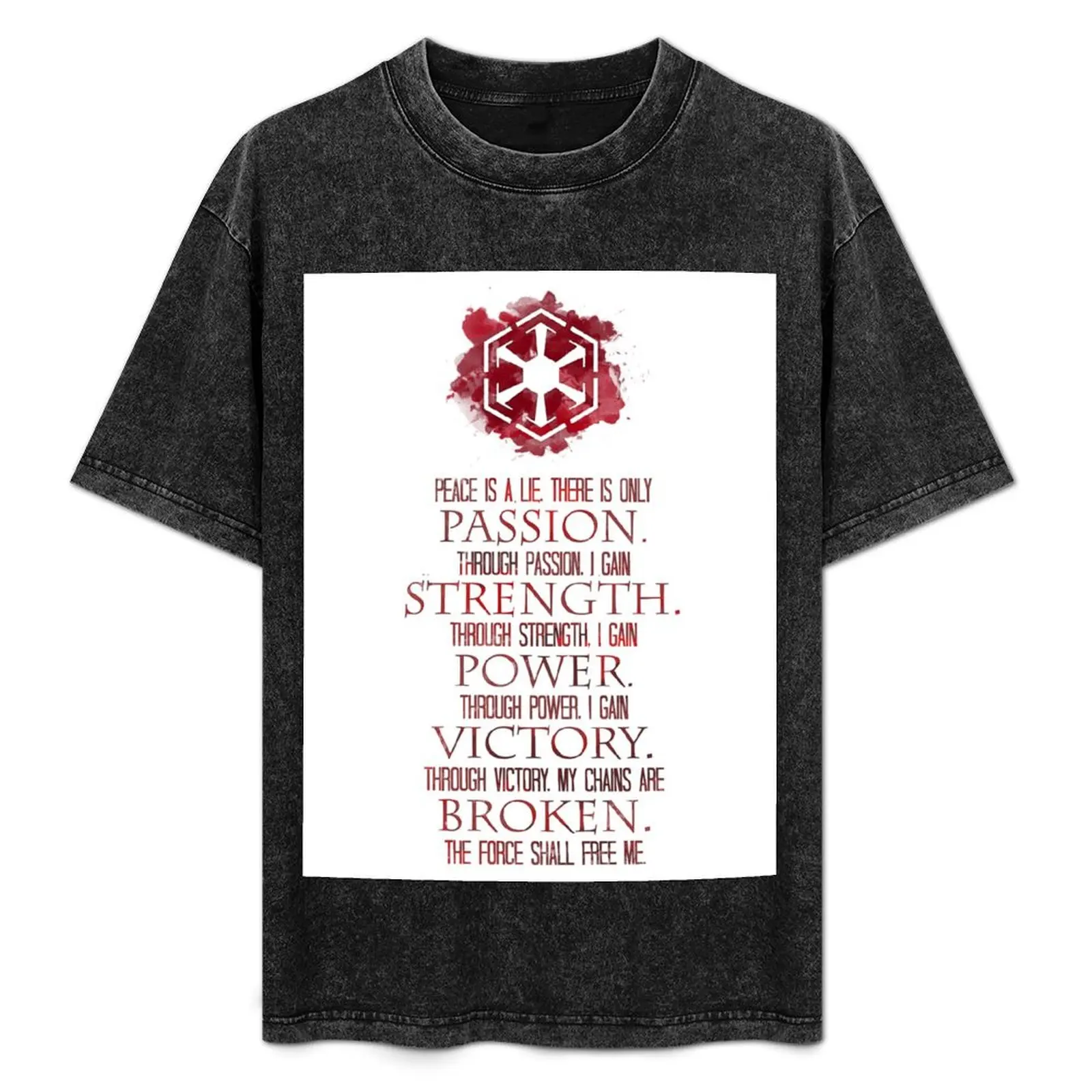 

The Sith Code T-Shirt Casual Soft Cotton Short Sleeve Tee