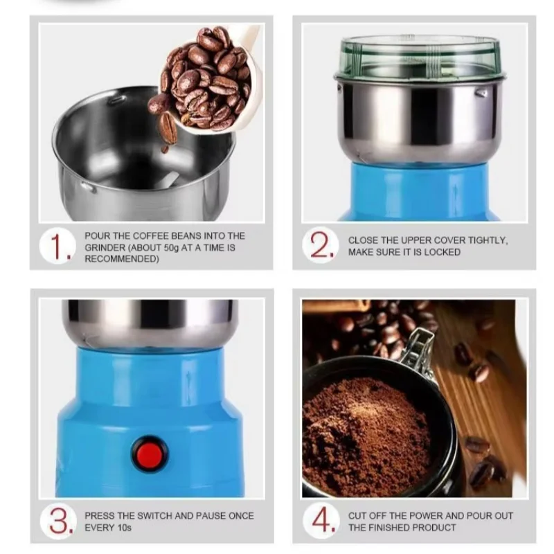 مطحنة آلة تحطيم متعددة الوظائف ، مطحنة طعام جاف فائقة النعومة ، مطحنة مطبخ كهربائية عالية السرعة للتوابل والحبوب والفاصوليا وأغذية الحيوانات الأليفة