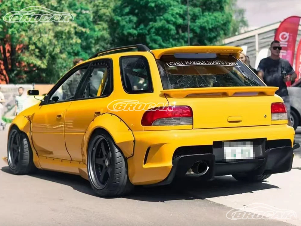 Subaru IMPREZA GC8 GF8 WRX Sti Factory Style Hoge Kwaliteit 100% Carbon Fiber Dak Spoiler Kofferbak Spoiler Wing Spoiler (1993-2003)