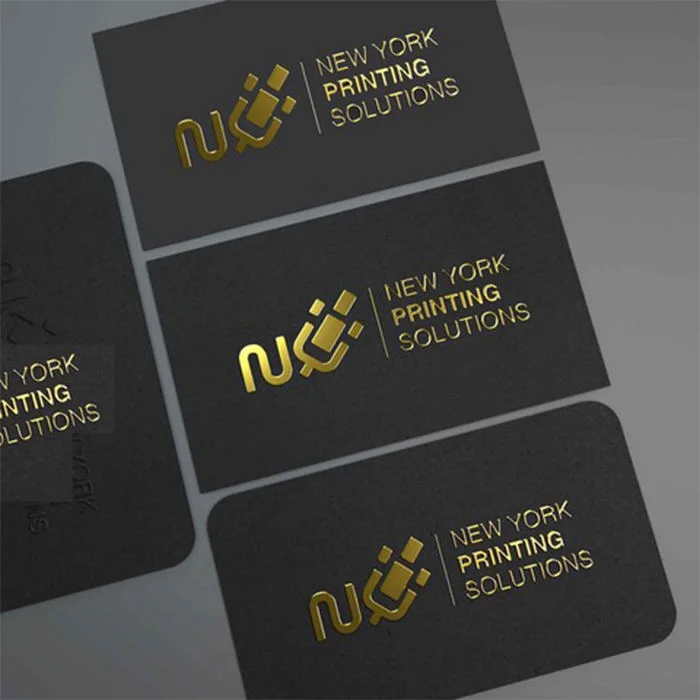 

Customized gold foil printing personalized brand logo luxury packaging, identity introduction, company introduction