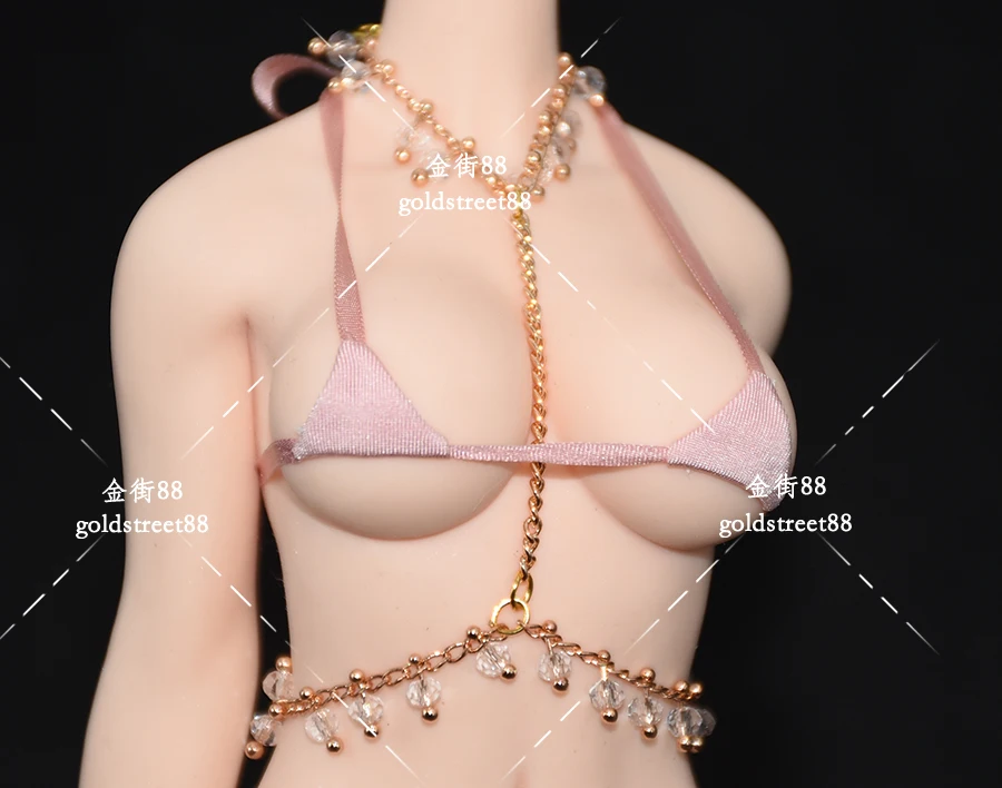 1/6 Scale female dolls sexy bikini Chest chain fit 12'' TBLeague JIAOU DOLL action figure body model