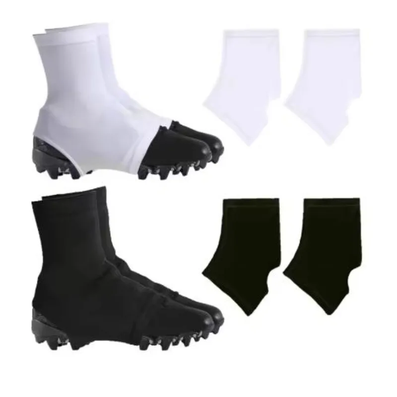 

1 пара чехлов для футбольных бутс, противоскользящие, предотвращающие отсоединение, эластичные, дышащие, спортивные чехлы-носки, аксессуары для тренировок по футболу