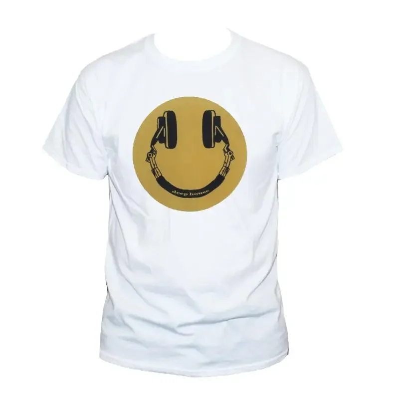 Rave Deep House Dance T Shirt Techno Trance Happy Face