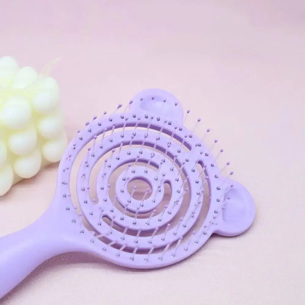 Wet and Dry Massage Comb Portable Soft Pins Bear Hair Combs Styling Tools Hairdressing Comb