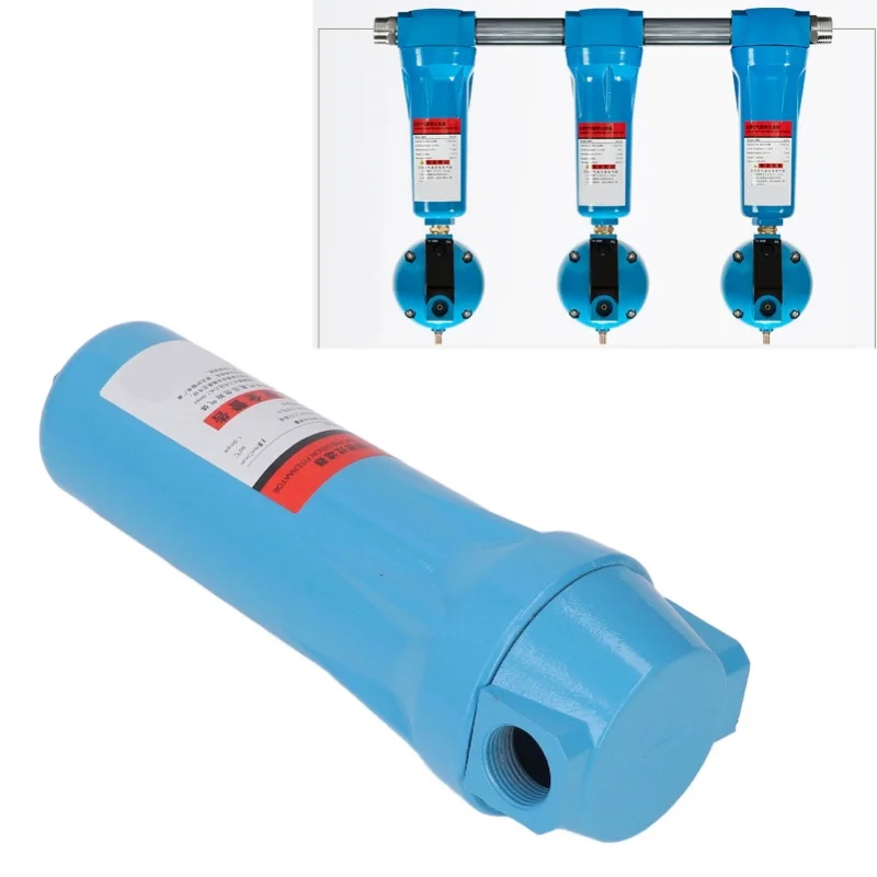 Compressed Dryer Air Filter Clear Thread No Leakage Thickened Housing Storage Tank Compressor Air Filter Class S 015(DN20 3/4in)