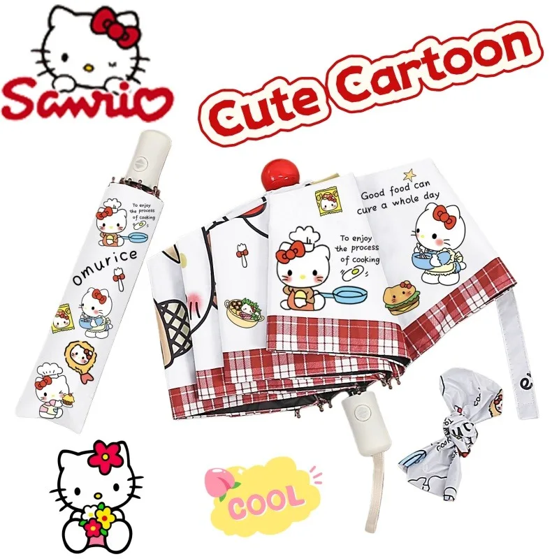 

Hello Kitty sunshade umbrella, cute for boys and girls, suitable for sunny and rainy days, a gift for a friend's birthday