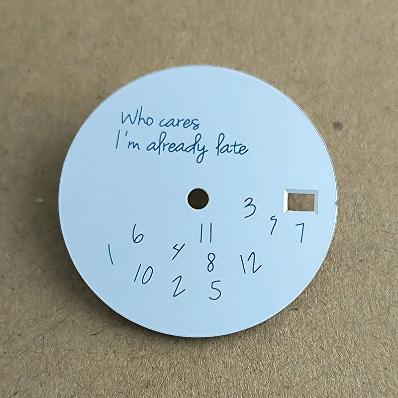 Esfera de reloj NH 35, accesorios de esfera, esfera de 28,5mm para accesorios de reloj de movimiento mecánico 35/36