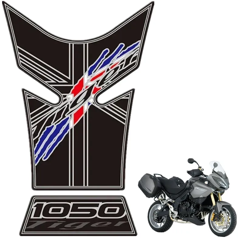 For Triumph Tiger 1050 2006 - 2012 Motorcycle Tank Pad Protector 3D Gel Sticker Decal - C