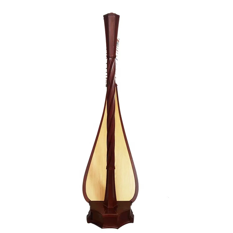 تصميم Hooqu Grand Lever Harp 40/47 String Tuba Style مع حفل التذهيب الذهبي ونماذج الطلاب